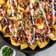 Baked Chili Nachos